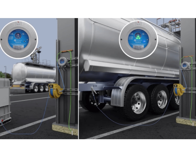 NewsonGale罐车静电接地与联锁系统